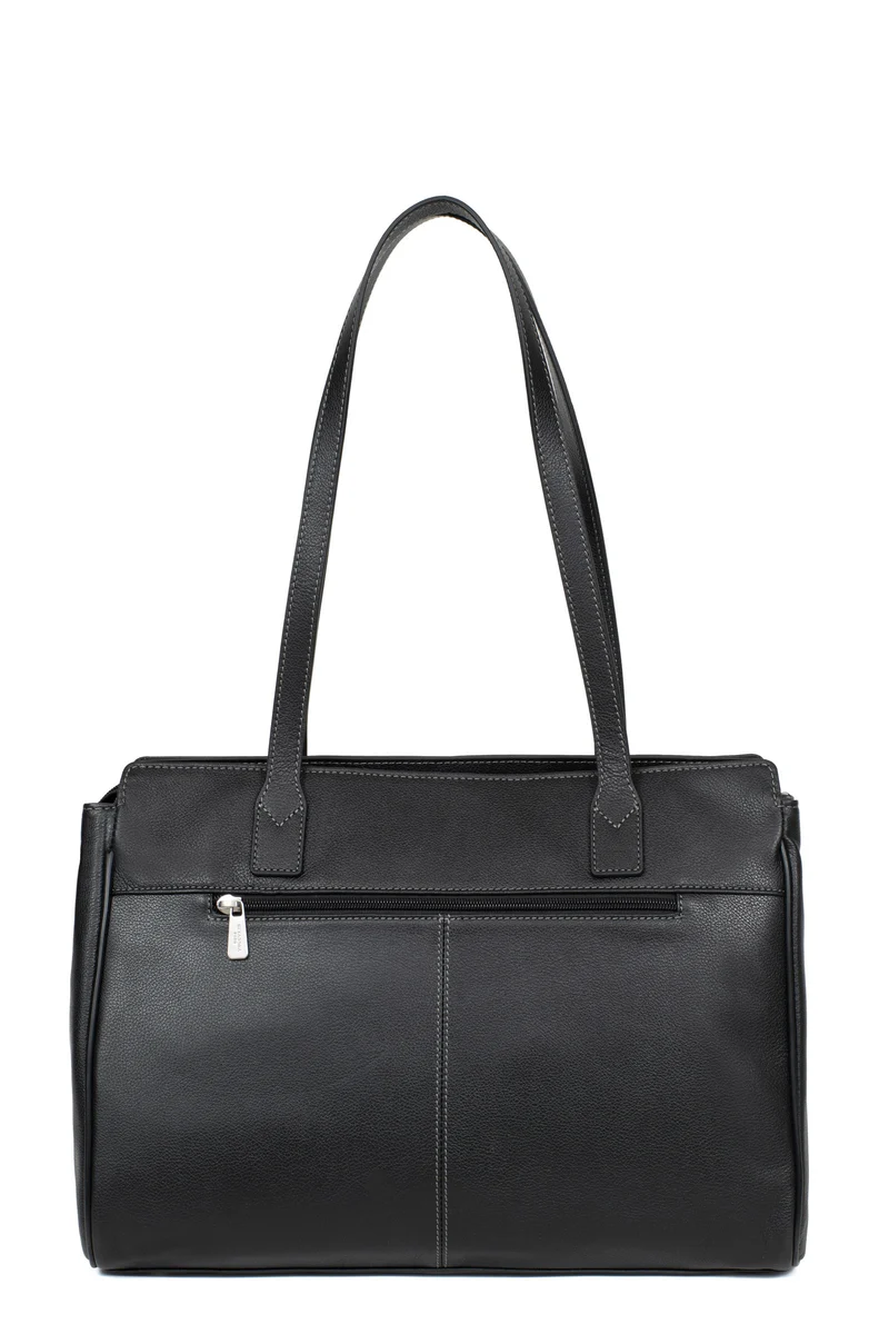 Sac porté épaule 2 anses - 13" & A4 - Cuir