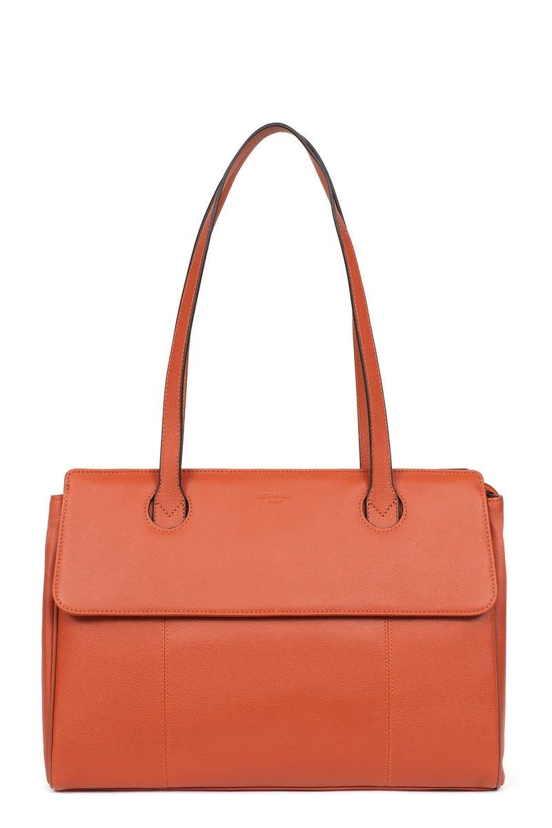 Sac porté épaule 2 anses - 13" & A4 - Cuir