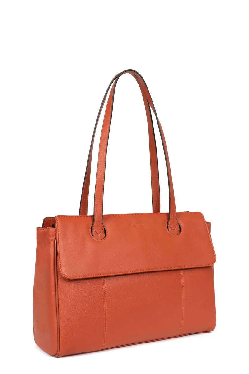Sac porté épaule 2 anses - 13" & A4 - Cuir
