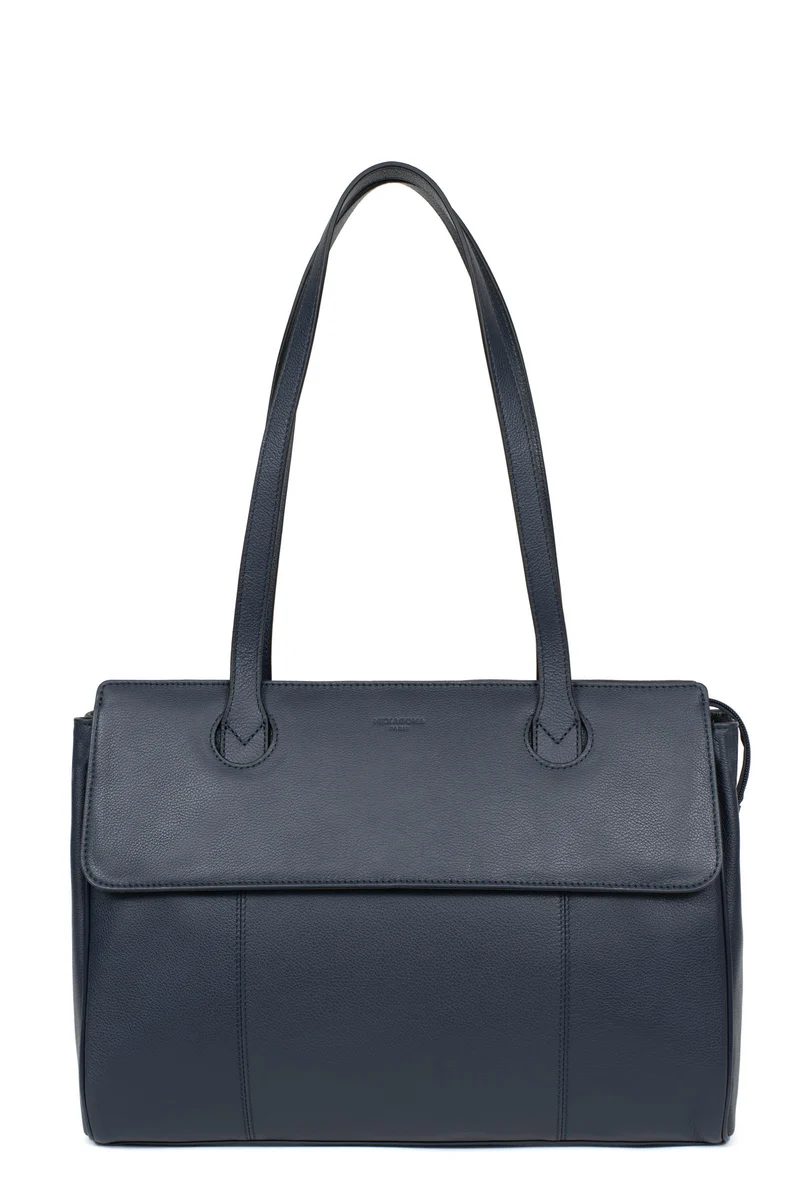 Sac porté épaule 2 anses - 13" & A4 - Cuir