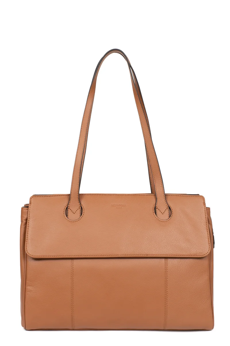 Sac porté épaule 2 anses - 13" & A4 - Cuir