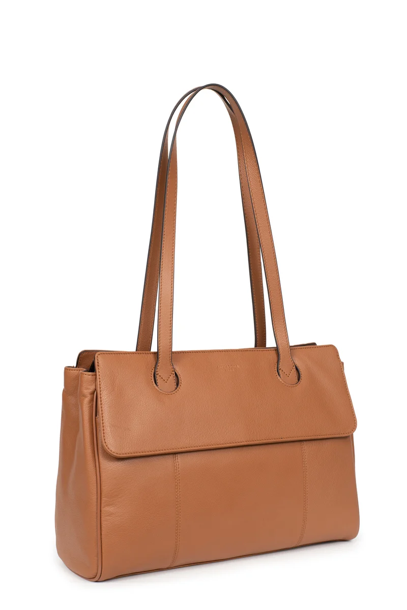 Sac porté épaule 2 anses - 13" & A4 - Cuir