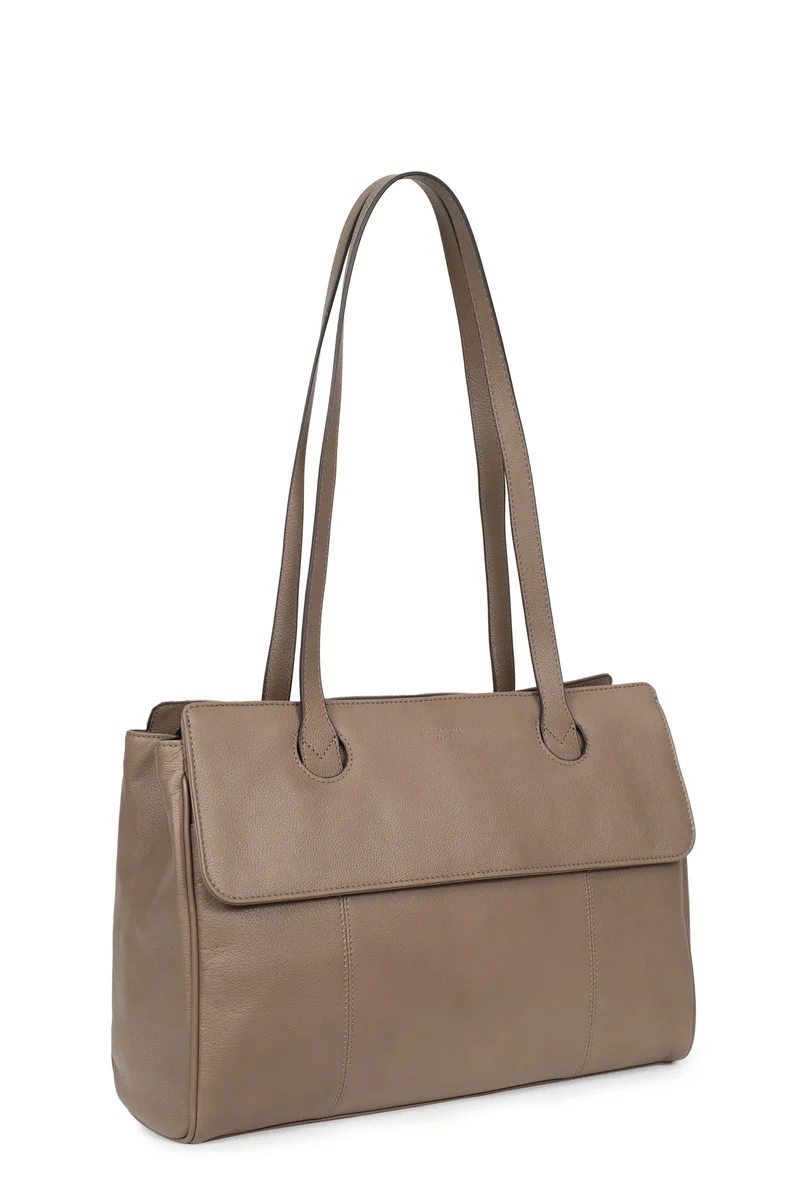 Sac porté épaule 2 anses - 13" & A4 - Cuir