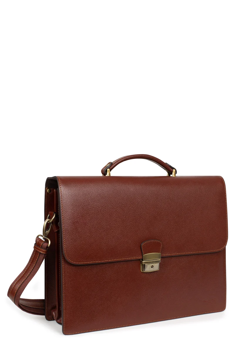 Cartable - A4 - Cuir