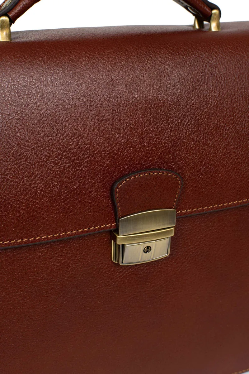 Cartable - A4 - Cuir
