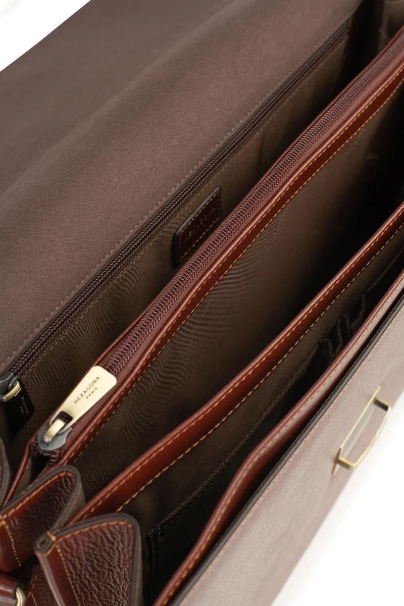 Cartable - A4 - Cuir