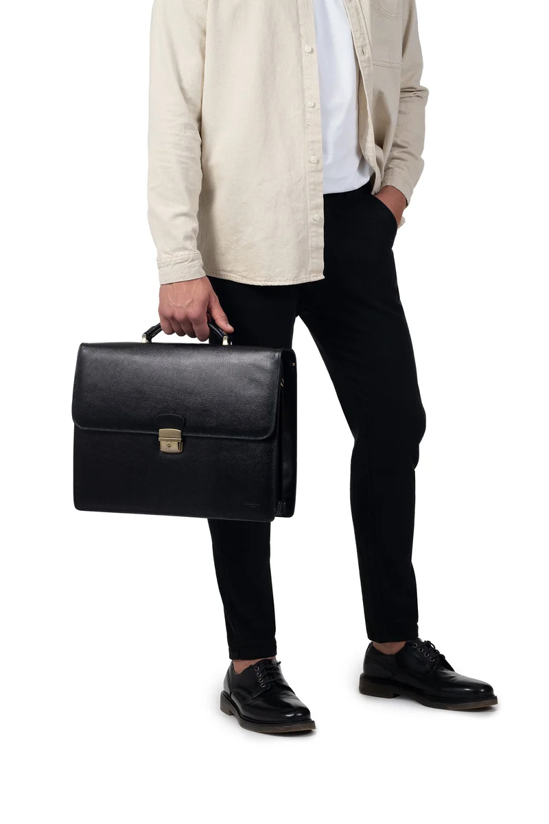 Cartable - A4 - Cuir