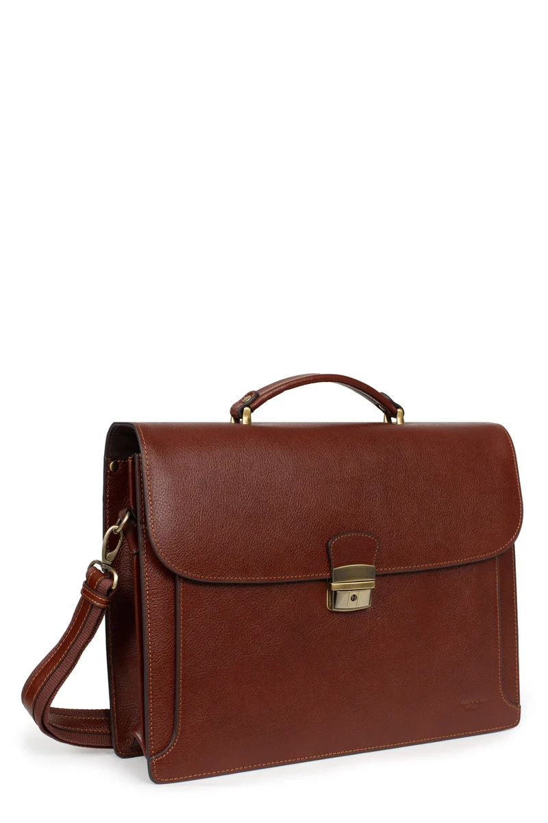 Cartable - A4 - Cuir
