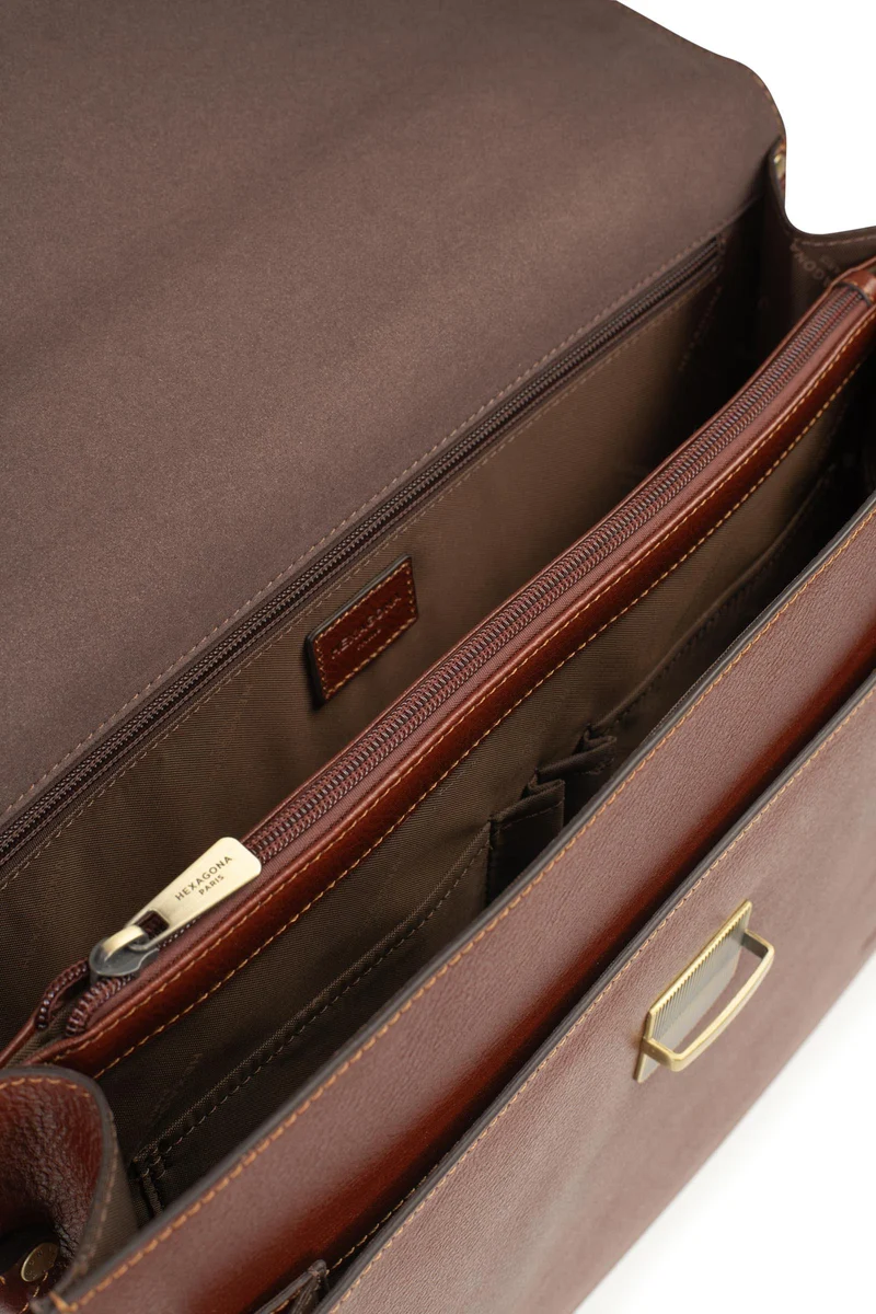 Cartable - A4 - Cuir