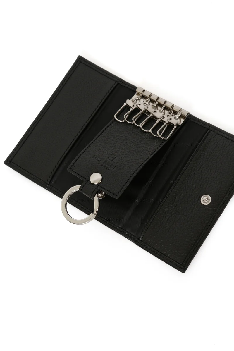 Étui porte-clés - 2 volets - Cuir