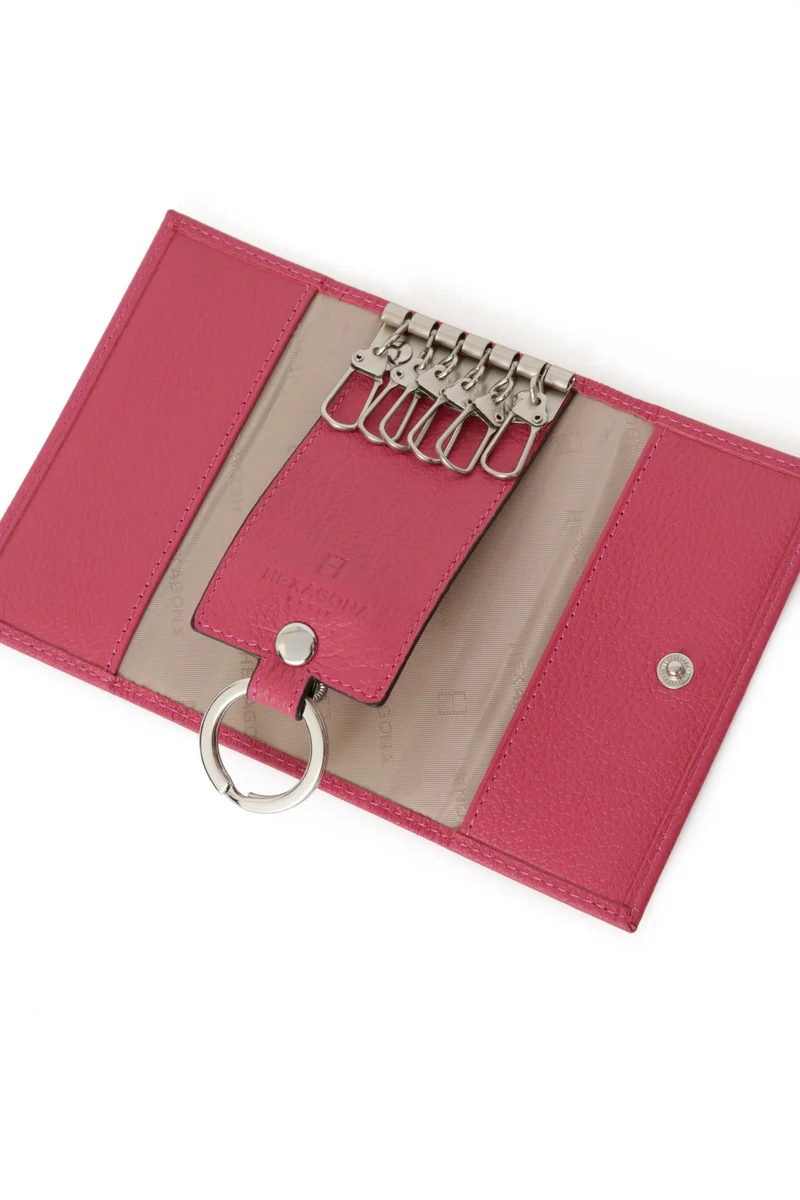 Étui porte-clés - 2 volets - Cuir