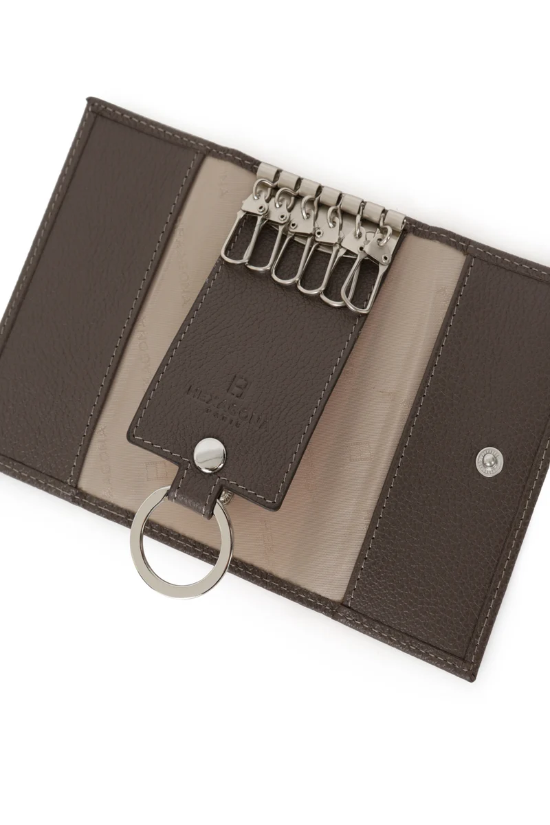 Étui porte-clés - 2 volets - Cuir