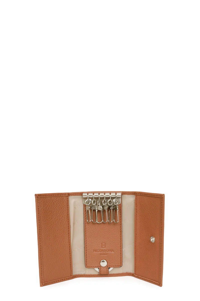 Étui porte-clés - 2 volets - Cuir