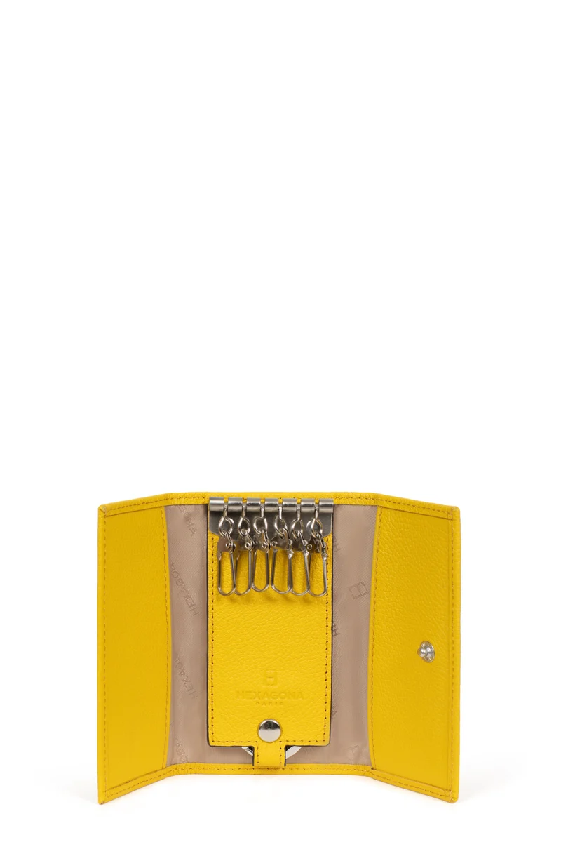 Étui porte-clés - 2 volets - Cuir