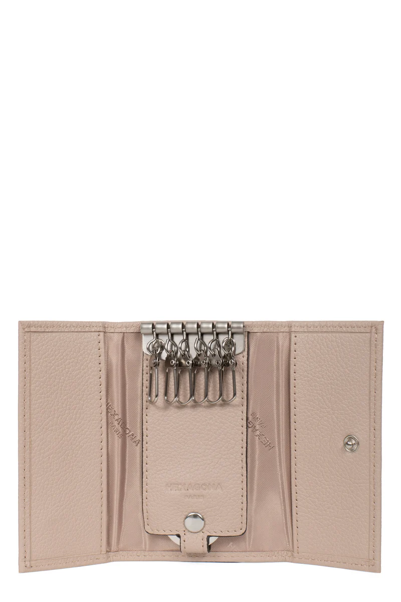 Étui porte-clés - 2 volets - Cuir