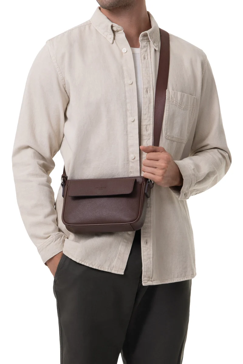 Sac reporter - Cuir