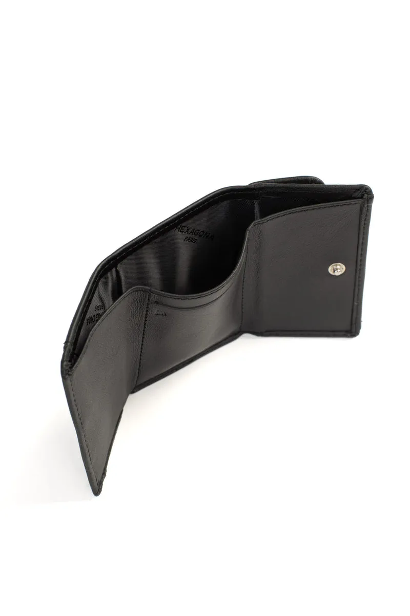Porte-cartes - 2 volets - Stop RFID - Cuir