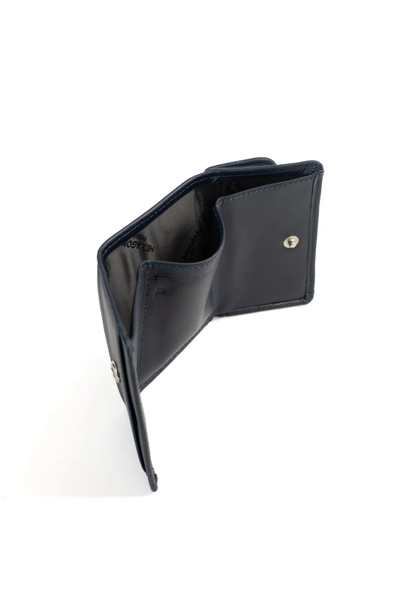 Porte-cartes - 2 volets - Stop RFID - Cuir