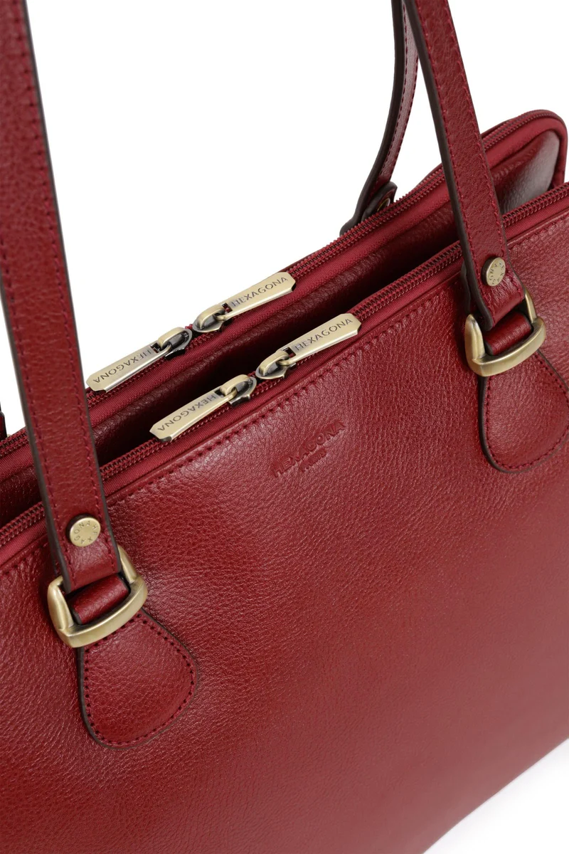 Sac porté épaule 2 anses - Tablette & A4 - Cuir