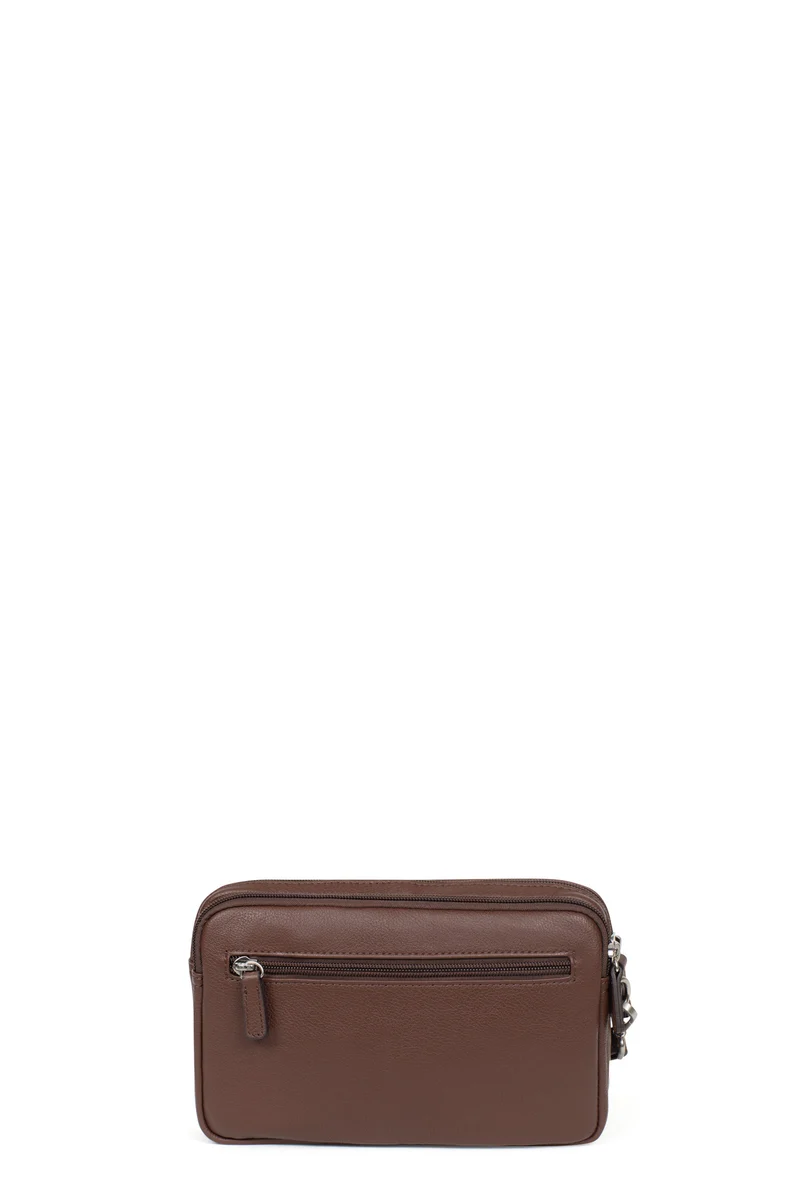 Pochette dragonne - Cuir