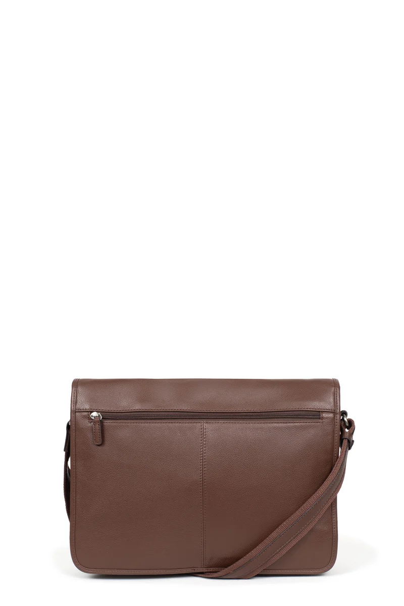 Gibecière - 13" & A4 - Cuir