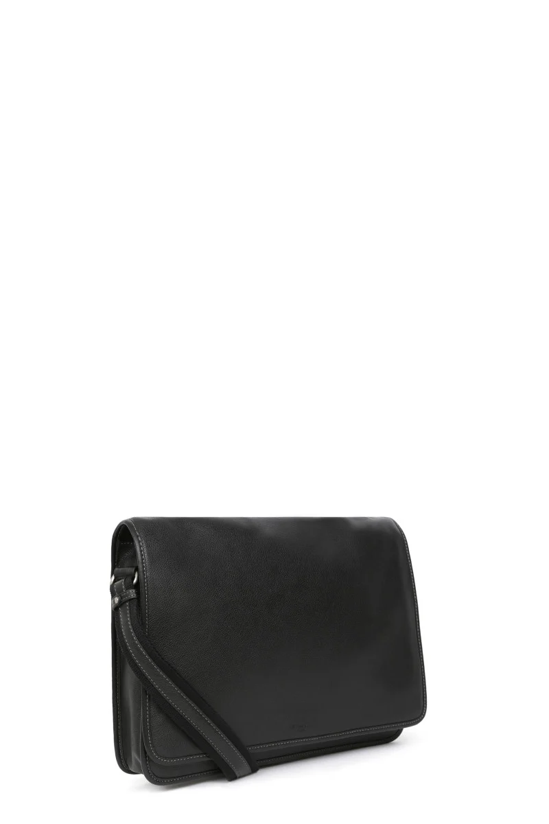 Gibecière - 13" & A4 - Cuir