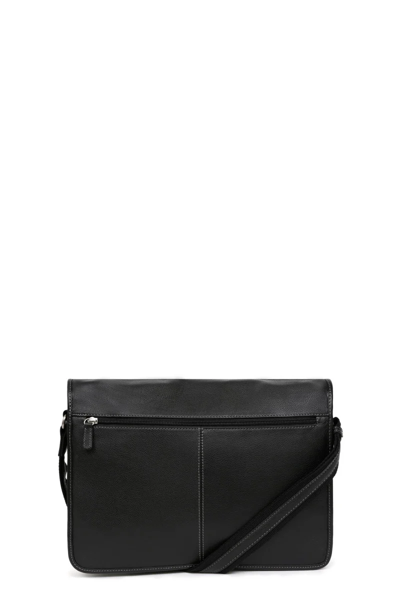 Gibecière - 13" & A4 - Cuir