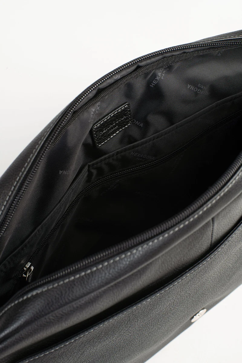 Gibecière - 13" & A4 - Cuir