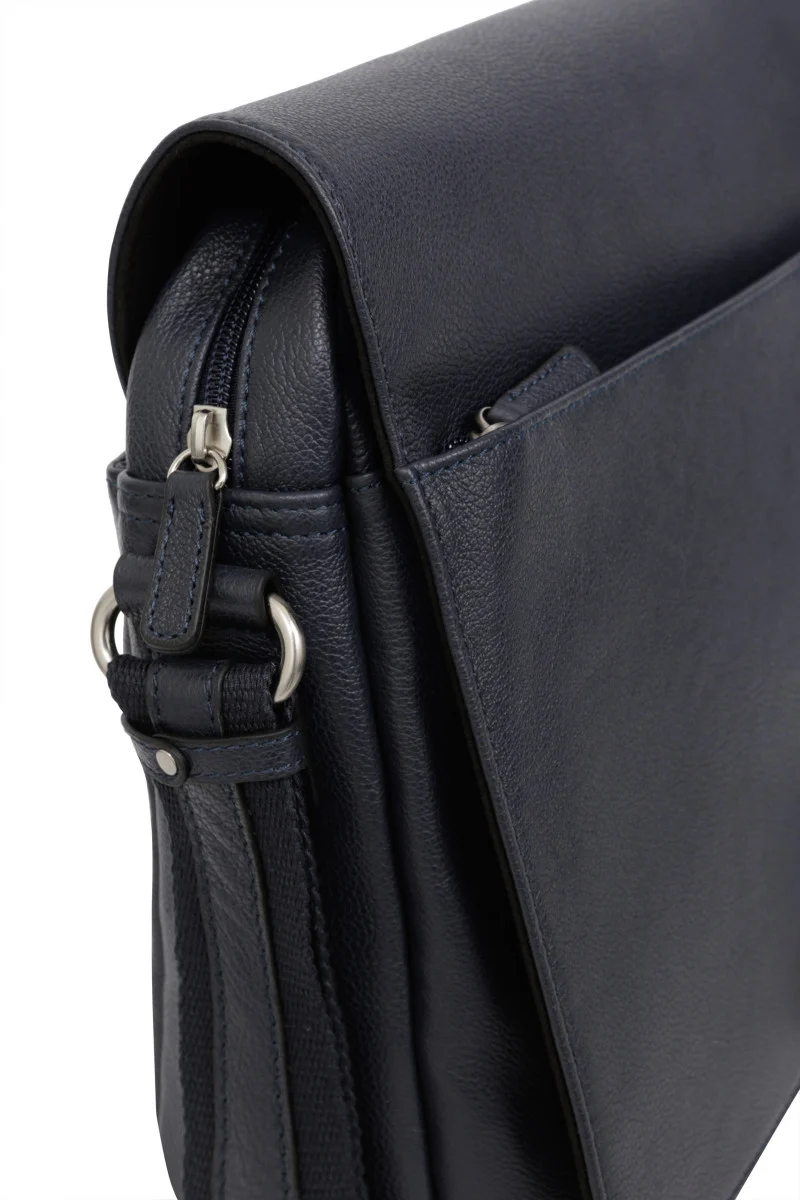 Gibecière - 13" & A4 - Cuir