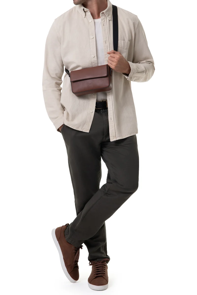 Sac reporter - Cuir