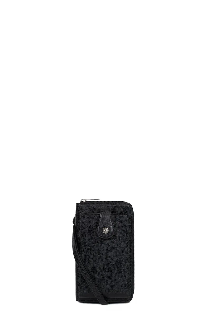 Pochette téléphone avec portefeuille - Stop RFID