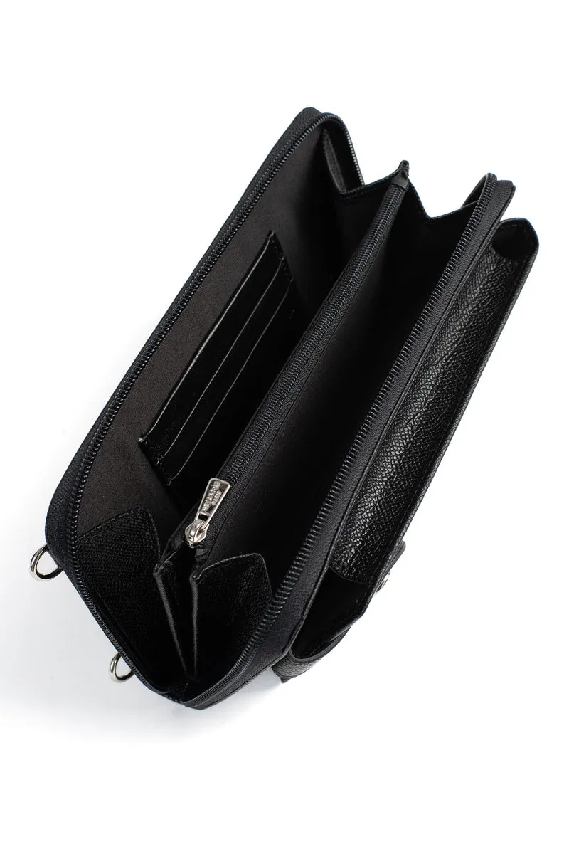 Pochette téléphone avec portefeuille - Stop RFID