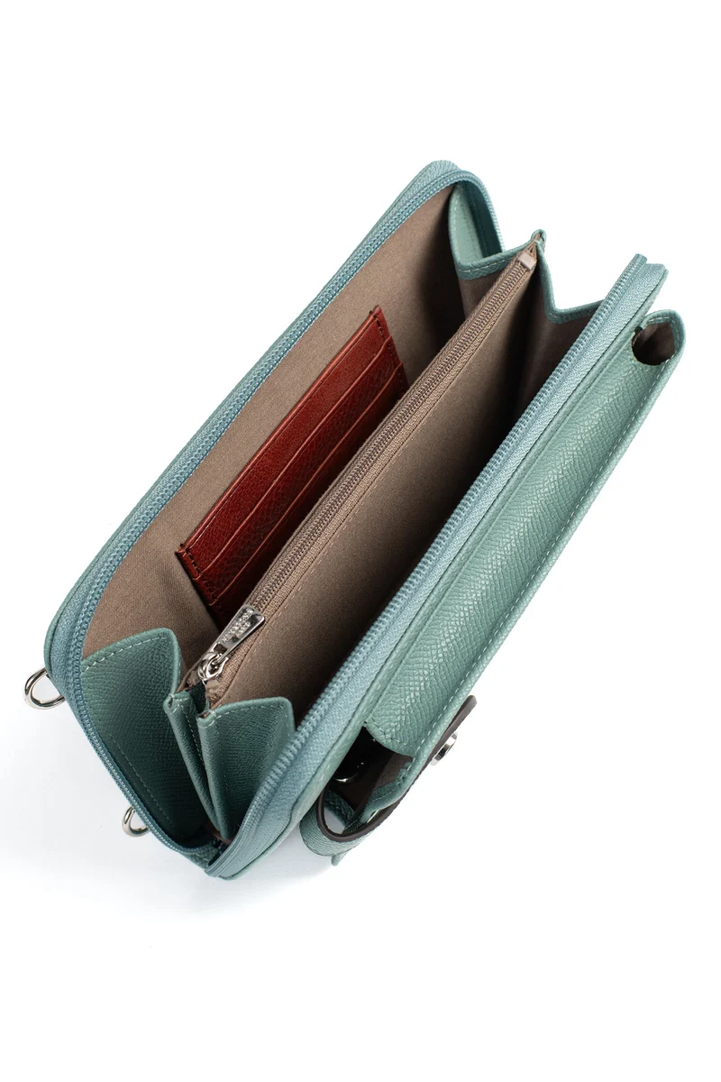 Pochette téléphone avec portefeuille - Stop RFID