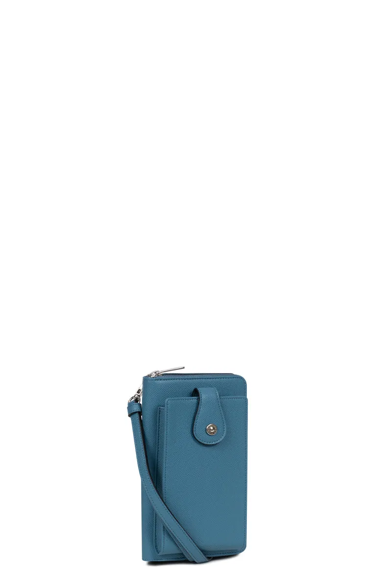 Pochette téléphone avec portefeuille - Stop RFID