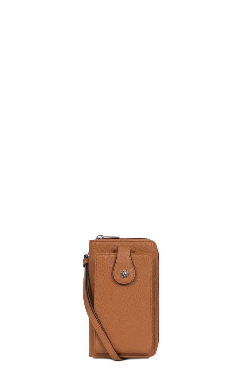 Pochette téléphone avec portefeuille - Stop RFID