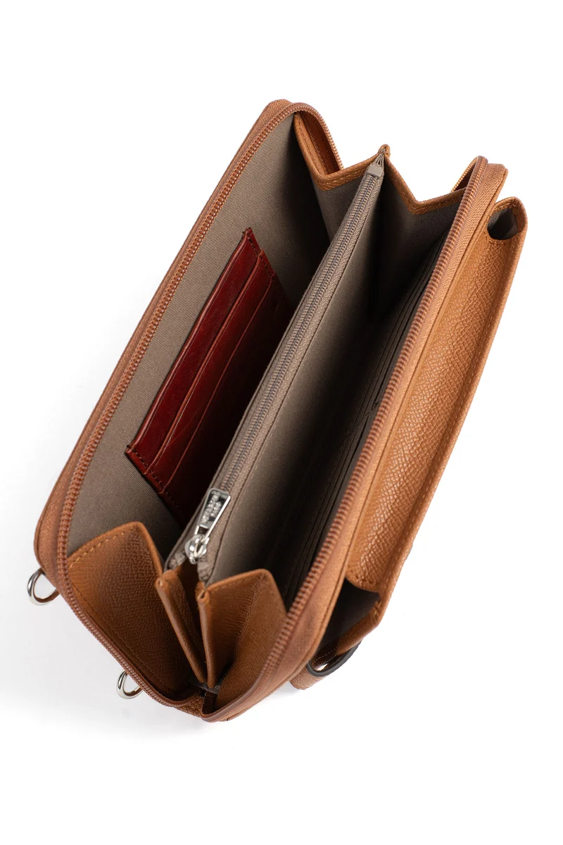 Pochette téléphone avec portefeuille - Stop RFID