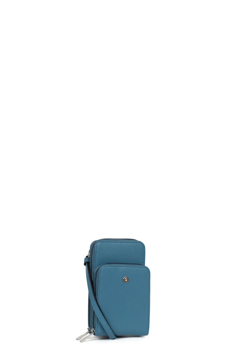 Pochette téléphone avec porte-cartes - Stop RFID
