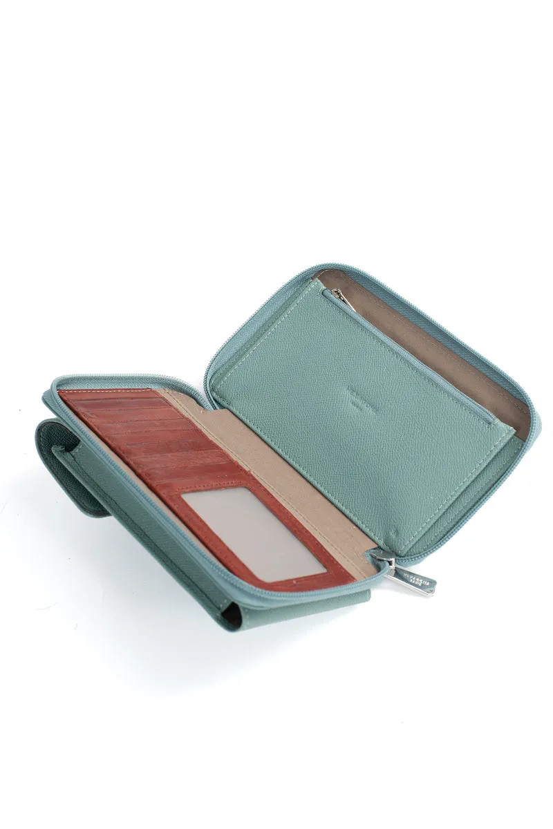 Pochette téléphone avec portefeuille - Stop RFID