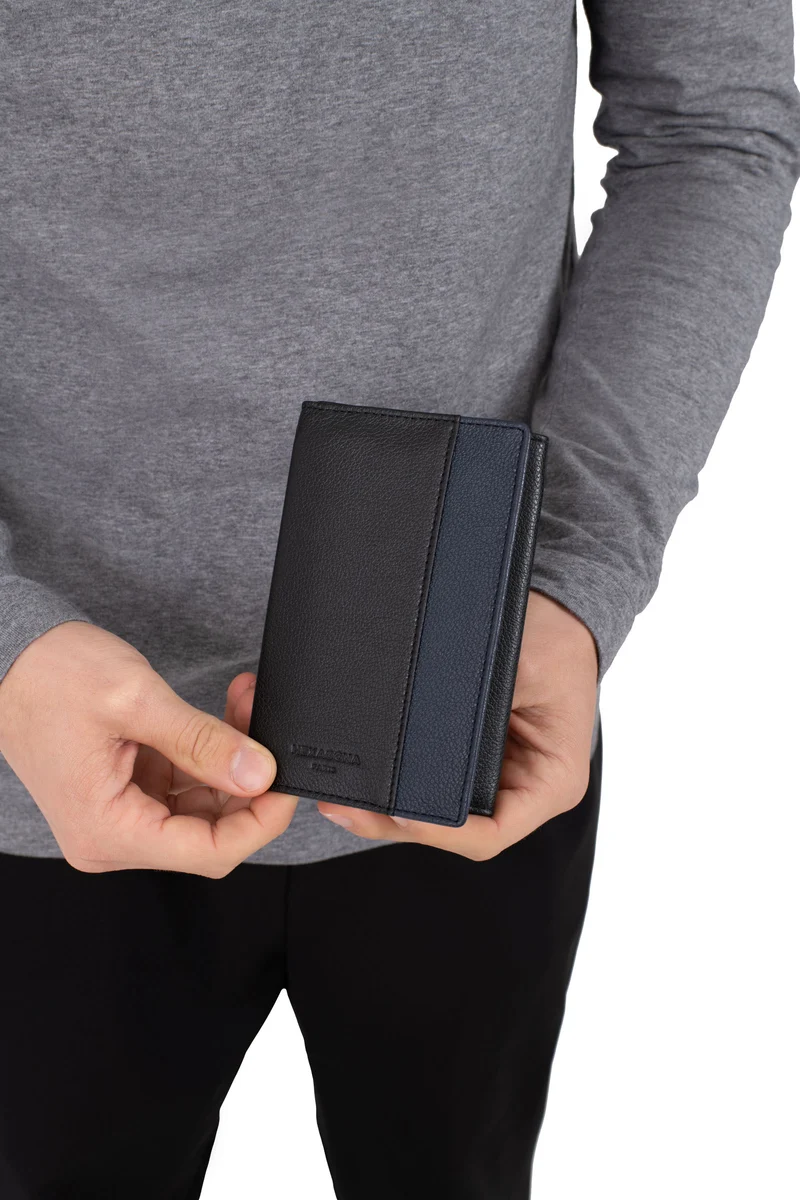 Porte-papiers - 3 volets - Stop RFID - Cuir