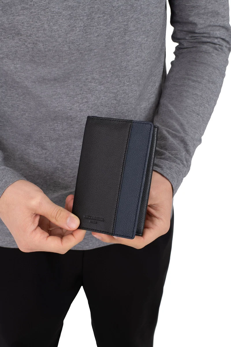 Porte-papiers - 3 volets - Stop RFID - Cuir