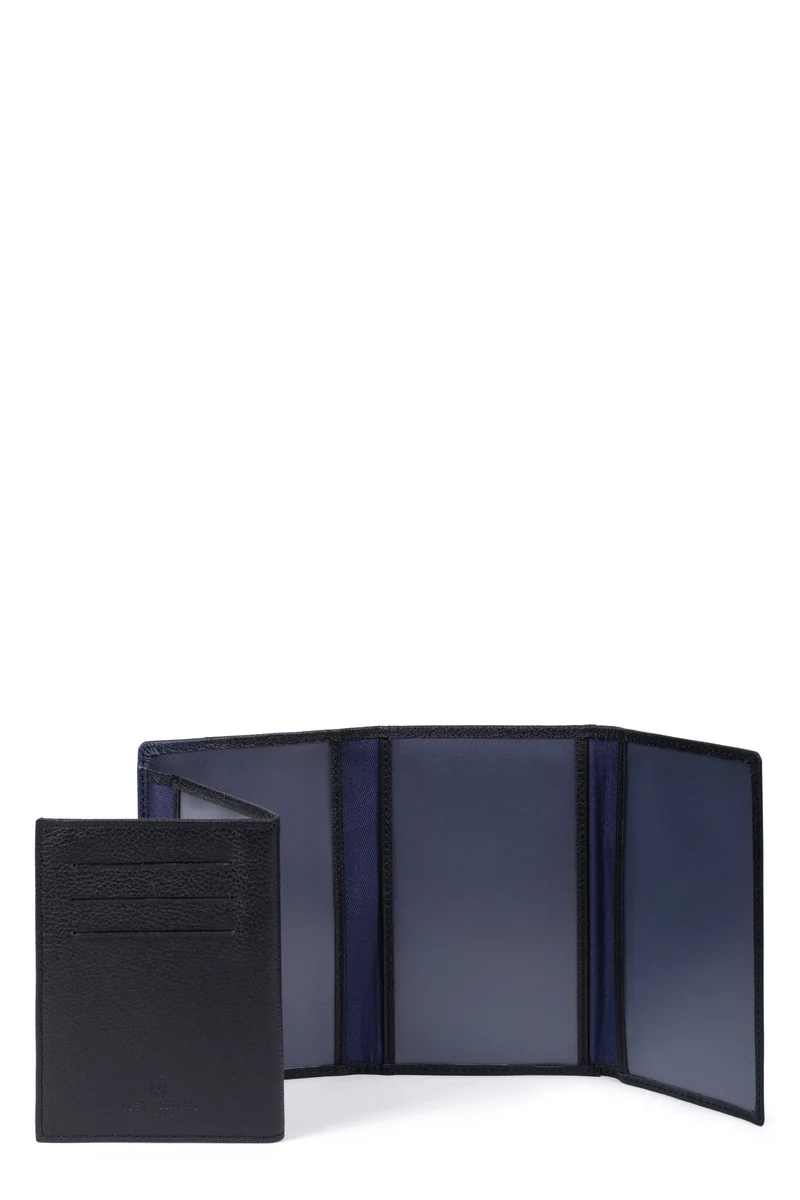 Porte-papiers - 3 volets - Stop RFID - Cuir