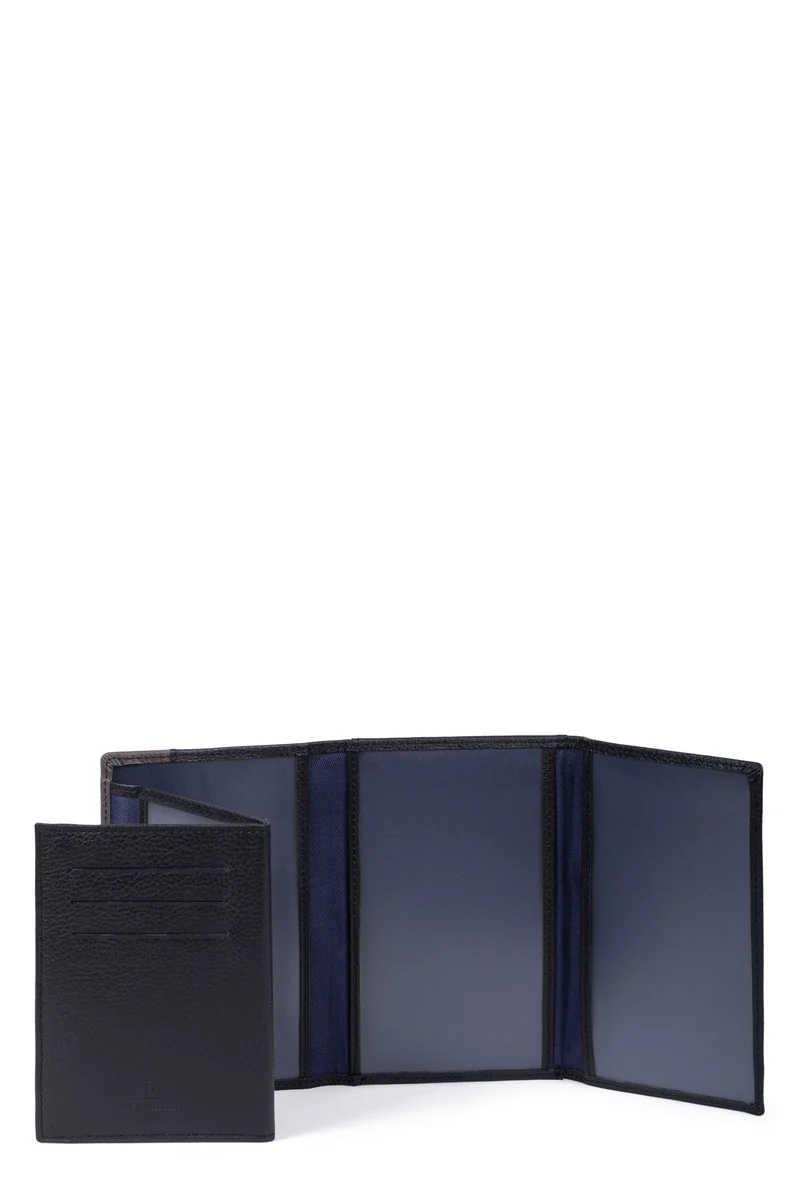 Porte-papiers - 3 volets - Stop RFID - Cuir