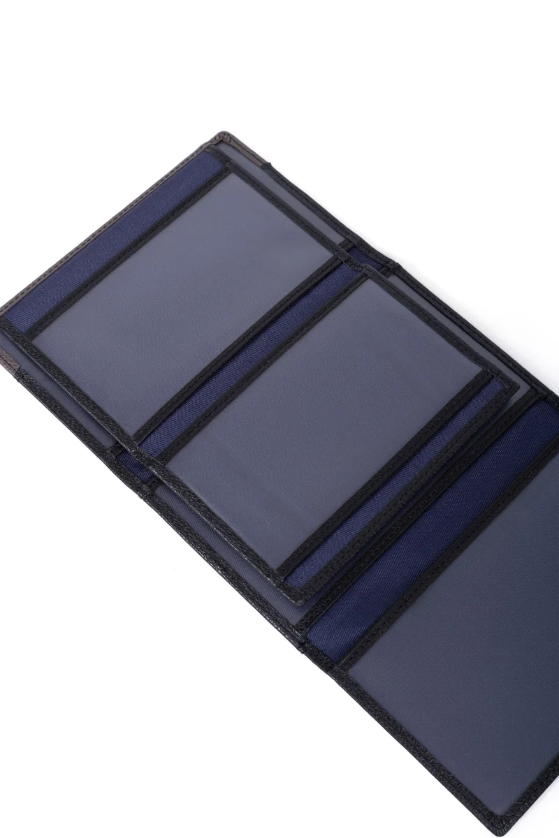 Porte-papiers - 3 volets - Stop RFID - Cuir