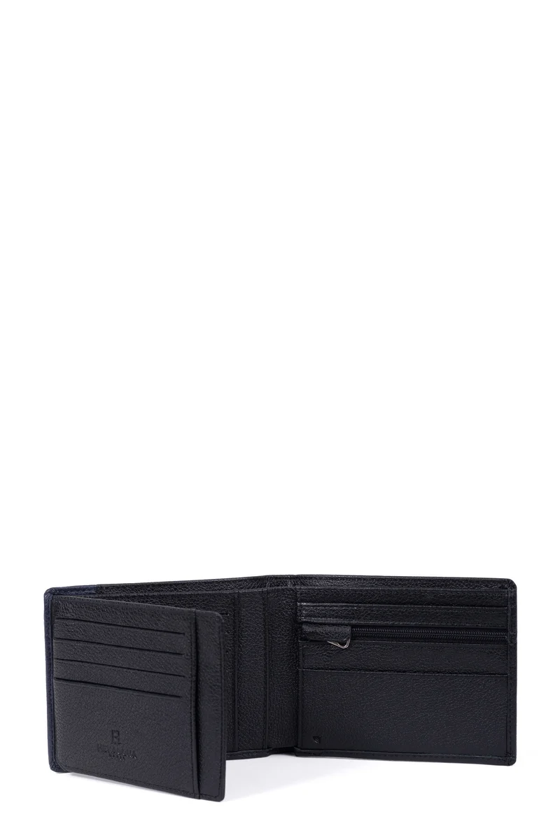 Portefeuille italien - 2 volets - Stop RFID - Cuir