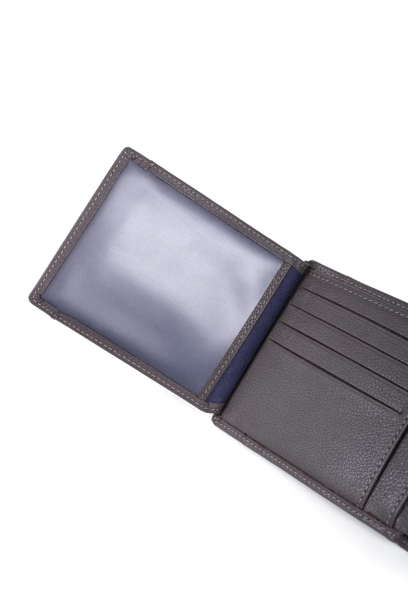Portefeuille italien - 2 volets - Stop RFID - Cuir