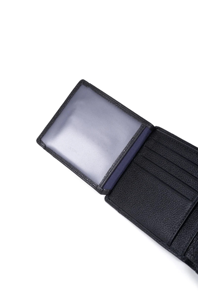 Portefeuille italien - 2 volets - Stop RFID - Cuir