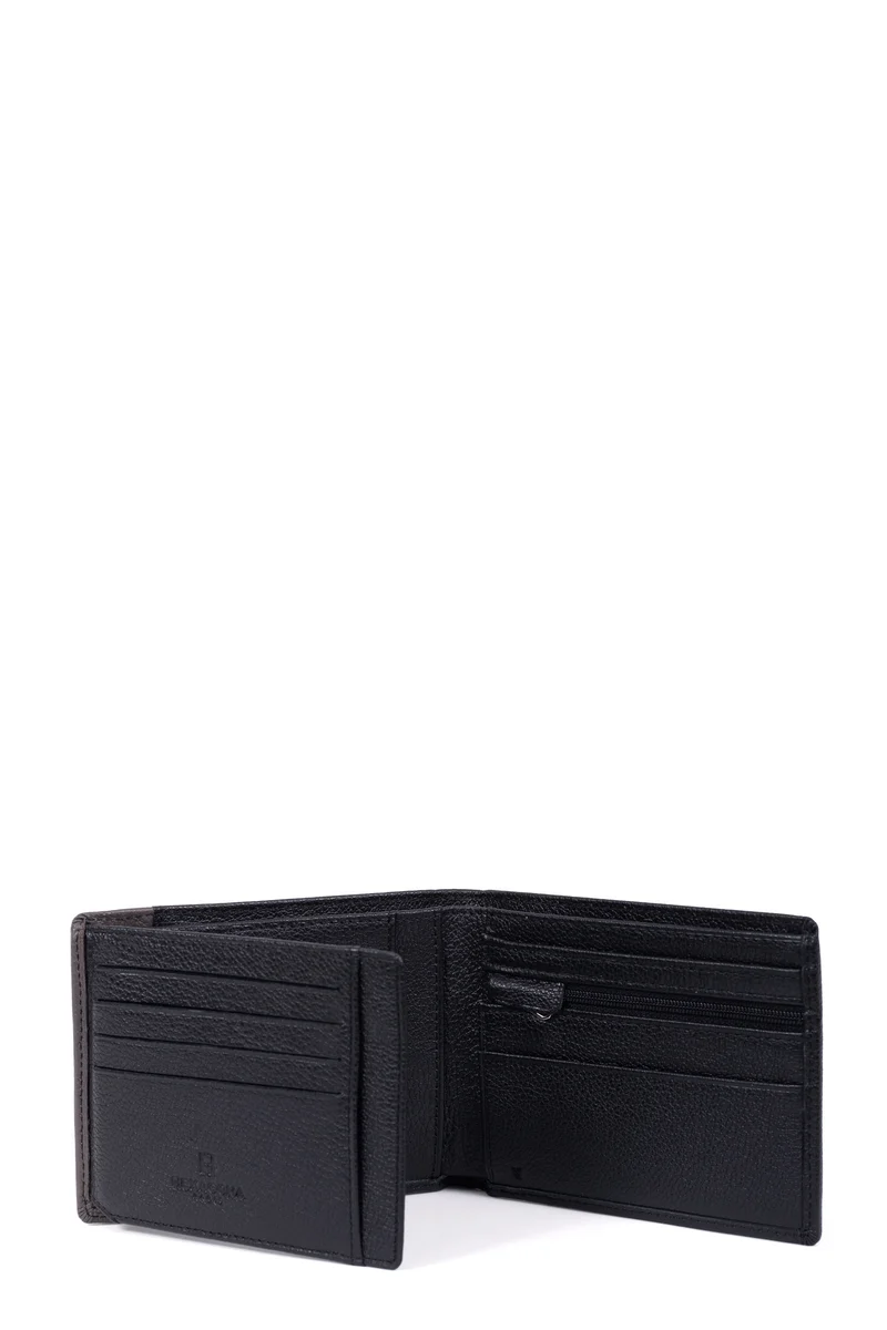 Portefeuille italien - 2 volets - Stop RFID - Cuir