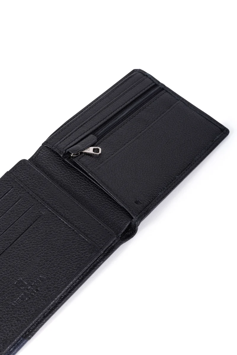 Portefeuille italien - 2 volets - Stop RFID - Cuir