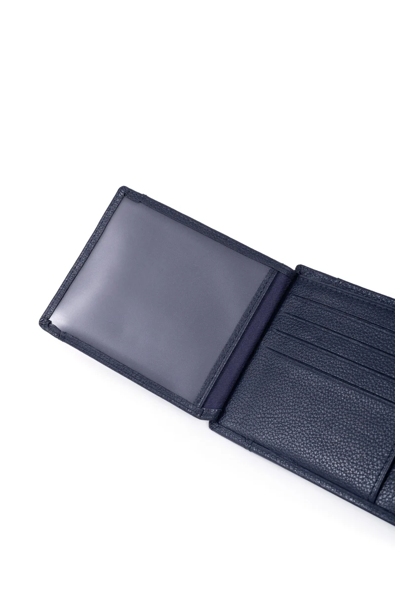 Portefeuille italien - 2 volets - Stop RFID - Cuir