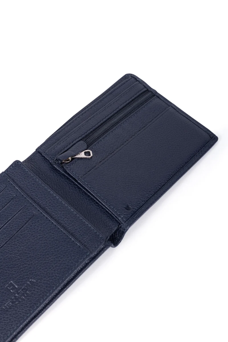 Portefeuille italien - 2 volets - Stop RFID - Cuir